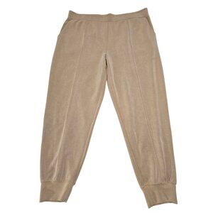 Cable Gauge Sport Women's Golden Tan Yummy Fabric Jogger Pants Size 2XL NWT